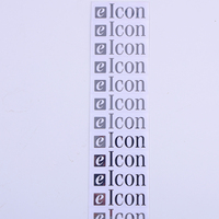 Autocollant métallique en nickel électroformé à motif ultra-fin, étanche, résistant à la chaleur, forte adhérence, formes personnalisées pour écouteurs