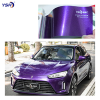 Autocollant voitures peinture protection sur rouleaux personnalisés arc-en-ciel fibre de carbone cristal voiture Ppf feuille Auto Film