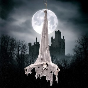 Electric Lifesize Sound Red Eyes Scary <strong>Witch</strong> Animated Creepy Skeleton <strong>Flying</strong> Zombie Halloween Decorations Outdoor Decor