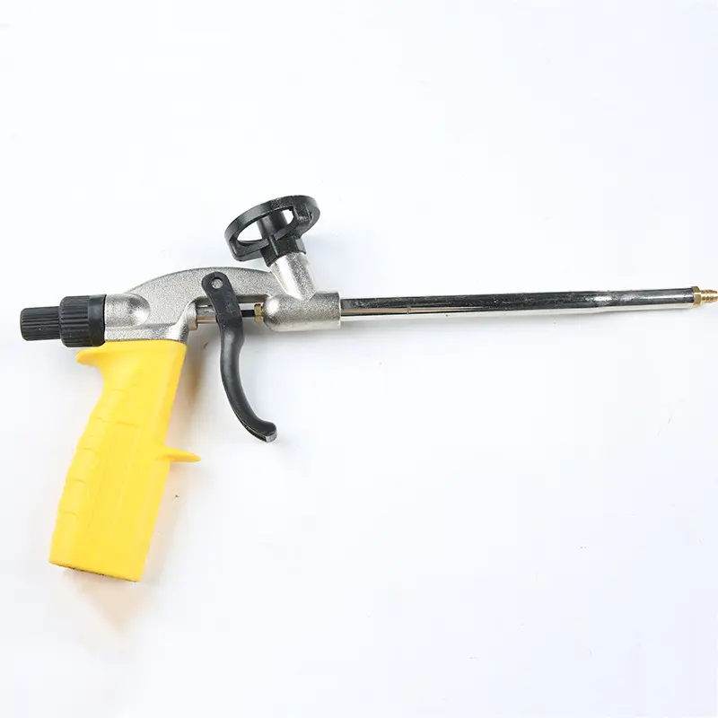 Professional High Quality Aluminium Expanding Foaming Gun With Stainless Steel Tube And Needle Spray Applicator