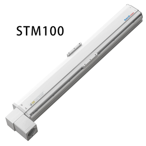 Módulo de actuador de riel de guía lineal STM100 de 400MM de alta velocidad, rodamiento de núcleo de transmisión de correa de carrera de 400MM para Kit de posición lineal CNC - Product Image 1