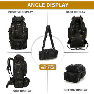 <span class=keywords><strong>Sac</strong></span> <span class=keywords><strong>à</strong></span> <span class=keywords><strong>dos</strong></span> de camping camouflage léger de <span class=keywords><strong>100</strong></span> <span class=keywords><strong>litres</strong></span>, <span class=keywords><strong>sac</strong></span> <span class=keywords><strong>à</strong></span> <span class=keywords><strong>dos</strong></span> tactique de grande capacité pour la <span class=keywords><strong>randonnée</strong></span> et les voyages - Product Image 3
