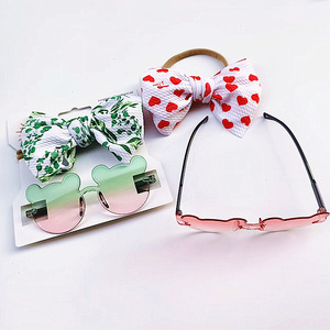 Accesorios para el Cabello de Moda Infantil, Gafas de Sol con Diseño de <span class=keywords><strong>Mickey</strong></span> Mouse, Montura Degradada sin Marco, Protección UV, Diadema de Plástico/Resina - Product Image 3
