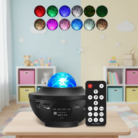 Lampe de nuit LED galaxie avec prise USB 5V et télécommande, projecteur d'étoiles LED galaxie pour la décoration de la pièce