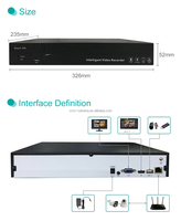 OEM ODM Software Anpassen der NVR Factory CCTV-Sicherheits überwachung 4K-Kamerasystem 16-Kanal 8MP 4K IVR NVR