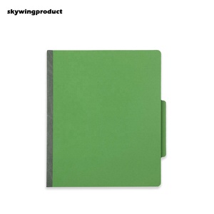 Heavy Duty Green Office File Organizer 2 <strong>Dividers</strong> Pressboard Letter 2 File <strong>Folder</strong> 3.5 Inch Expansion for Teacher Medical Paper - Product Image 4