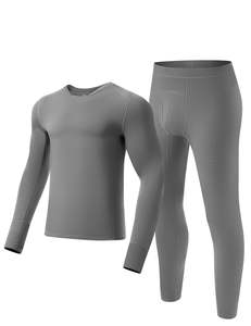 <span class=keywords><strong>Sous</strong></span>-vêtements thermiques pour hommes - Caleçons longs doublés de polaire, <span class=keywords><strong>couche</strong></span> de base <span class=keywords><strong>chaude</strong></span> pour l'hiver, haut et bas pour temps froid - Product Image 4