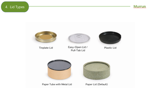 Caja Redonda de Cartón Kraft, Tubos de Embalaje, Envases Cilíndricos de Papel para Alimentos Secos para Mascotas (Perros/Gatos/Aves), Contenedor para Suplementos - Product Image 6