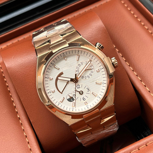 Reloj de Pulsera de Negocios para Hombre de Alta Calidad con Doble Hora, Pantalla 47450, Movimiento Automático e Indicador de Reserva de Energía - Product Image 2