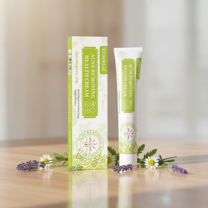 Crème réparatrice à base de plantes, pommade topique pour l'acné cutanée et la croissance des cheveux, emballage en tube - Product Image 4