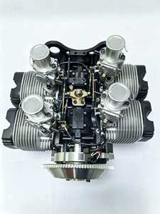 Moteur à essence monocylindre à deux temps, échappement latéral, refroidissement par air, démarrage manuel, en aluminium, cylindrée CC - Product Image 3