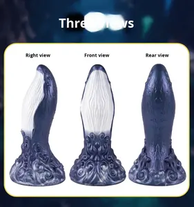 Dildo de Silicona Realista Airis Alien Whale, Grueso, Grande, Serpentino, Suave, 100% Impermeable, Tapón Anal, para Hombre/Mujer, Juguete Sexual para Adultos - Product Image 3