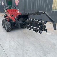 Venta caliente Skid Steer Loader Accesorio Cadena Trencher Pequeño Tractor Accesorio Trencher