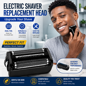 Universal Men's Rechargeable Shaver Replacement Blade and <b>Foil</b> Set Premium <b>Razor</b> Accessories Bulk Supply - Product Image 1