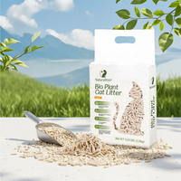 Litière pour chat en tofu en gros d'usine, grand paquet, à base de plantes, écologique, forte absorption, aromatisée