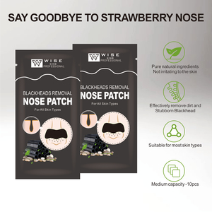 Wiseking thảo dược than tre mũi vá mụn đầu đen loại bỏ lỗ chân lông sạch hơn axit hyaluronic dễ dàng sử dụng chăm sóc mặt tất cả các loại da - Product Image 2