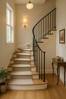 CBMMart Villa Design Escalier Escalier Main courante Décoration en métal Escalier intérieur