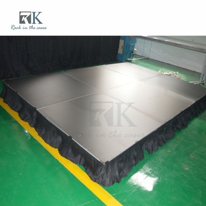 RK Aluminum <b>Stage</b> <b>Platform</b> Floor Mounting Square <b>Stage</b> for Events Exhibition Music Performance - Product Image 6