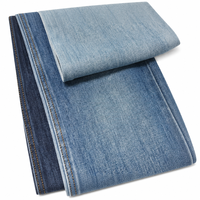 Tissu denim extensible quadridirectionnel à effet vertical, mélange de coton 10,8 oz, 62-63 pouces, en stock, directement de l'usine, pour jeans, vestes et jupes
