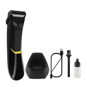 Rasoio impermeabile in ceramica cutter uomo Body Hair Trimmer viso indolore bikini elettrico inguine per capelli pubici da uomo