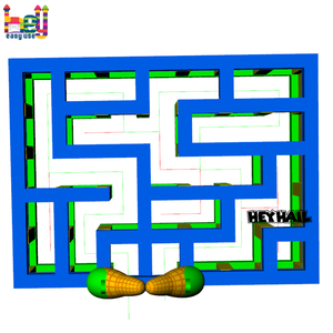 Laberinto Inflable Interactivo de PVC de Grado Comercial para Niños y Adultos, Fácil de Instalar, Tamaño y Color Personalizables, Diversión al Aire Libre - Product Image 2