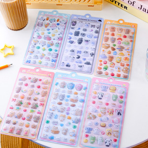 Autocollants floqués 3D en forme de bonbons de dessin animé, fabriqués en usine à Shenzhen, écologiques, en PVC imperméable, taille personnalisée pour le Japon - Modèle 2026 - Product Image 4