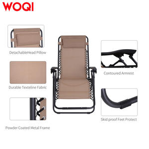 Silla Reclinable Plegable Portátil Woqi para Exteriores, 65x90x110 cm, Tela Oxford, para Camping, Pesca y Senderismo - Product Image 4