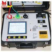 Mégohmmètre portable Testeur de résistance d'isolement numérique Haute précision 20kV Multimètre de résistance d'isolement pour l'électricité