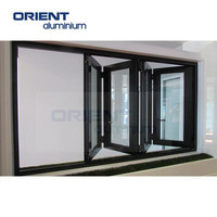 Ventanas de la casa pasiva de triple panel de aluminio con rotura de puente termico