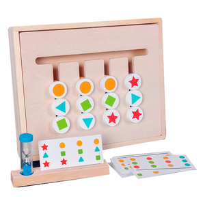 Đồ Chơi Trẻ Em Tương Tác Trò Chơi Logic Bốn Màu Bán Chạy Hộp Tùy Chỉnh Chào Mừng Bằng Gỗ Làm Theo Yêu Cầu Chất Lượng Cao - Product Image 2