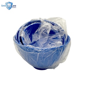 Ciotole Manuali in Gomma Blu per Impressioni Dentali di Alginato e Gesso, 4 Misure, Smilecore Certificato CE Classe I - Product Image 5