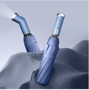 Multi-color printed classic design automatic folding umbrella Aluminum alloy <b>frame</b> 190T nylon fabric Customizable printed logo - Product Image 3