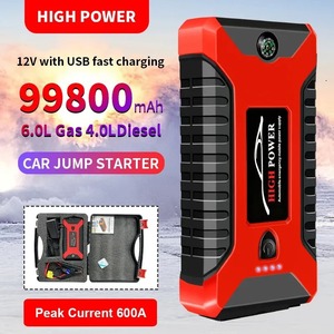 Arrancador de Coches de Emergencia 12V de Gran Capacidad 600A Rojo con Encendido Diésel y Cargador de <span class=keywords><strong>Batería</strong></span> - Product Image 3