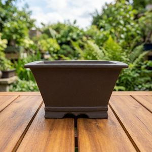 <span class=keywords><strong>Vasi</strong></span> <span class=keywords><strong>per</strong></span> Bonsai in <span class=keywords><strong>Legno</strong></span> dal Design Rustico Classico Yixing, Vaso Quadrato a Cascata Non Smaltato <span class=keywords><strong>per</strong></span> Uso a Pavimento - Product Image 1