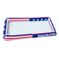 Bar flottant gonflable en PVC de haute qualité et durable pour piscine, capacité de 100 à 500 kg, couleur et logo personnalisables