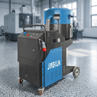 JINGKUN IV588, 7.5kW 380V 3P, Certificación CE e ISO, Alta Succión para Recolección de Polvo, Limpieza Automática por Chorro de Aire, Aspiradora Industrial