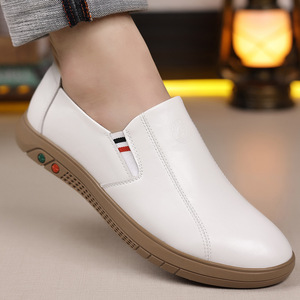 Mocassins noirs pour hommes, en PU, décontractés, pour le bureau, confortables, semelle intermédiaire EVA antidérapante, hiver/printemps - Product Image 2