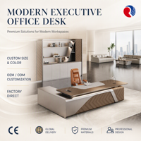 Bureau de direction, bureau de PDG, bureau de luxe, mobilier de bureau moderne pour bureau de direction
