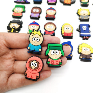 Breloques <span class=keywords><strong>de</strong></span> chaussures South Park personnalisées en PVC, style anime et dessin animé, luxueuses et mignonnes, pour organisateur <span class=keywords><strong>de</strong></span> bracelets, vente en gros 2026 - Product Image 5