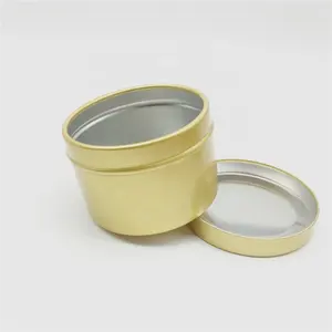 Tea Tin 50ml 1.7oz Decorative Tea Tins Custom Tin Commercial Canisters With Slip Lid