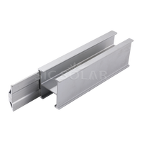 Connecteur de raccordement pour rail PV en aluminium, pour joint de profil de montage solaire et utilisation en installation