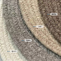 Tapis en laine moderne tissé à la main, couleur unie, antidérapant, pour salon, table basse, chambre à coucher, chevet, couverture complète, grand couloir