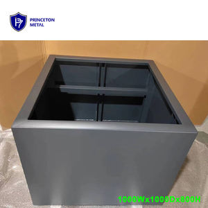 Maceta Cuadrada <span class=keywords><strong>de</strong></span> Aleación <span class=keywords><strong>de</strong></span> Aluminio <span class=keywords><strong>de</strong></span> Alta Gama, Fácil <span class=keywords><strong>de</strong></span> Instalar, para Paisajes Artísticos - Product Image 4