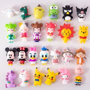 Breloque porte-clés Pikachu en plastique fait main, fourniture artisanale pour accessoires de coque de téléphone DIY - Product Image 5