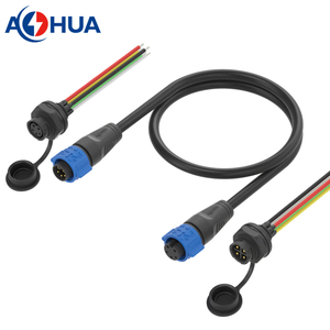 Connecteur de câble d'alimentation personnalisé, étanche IP68, connecteur de fil électrique 2 broches - Product Image 2