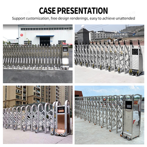 필리핀 야외 자동 슬라이딩 차고 스테인리스 스틸 전동 개폐식 게이트 무선 리모컨 포함 - Product Image 5