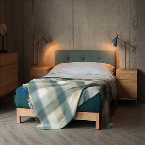 High End <strong>Adjustable</strong> <strong>Bed</strong> Queen or <strong>King</strong> Size Modern Sleek Design with Comfortable Backrest Oak <strong>Frame</strong> Eco-Friendly - Product Image 5