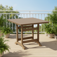 Meubles d'extérieur modernes, durables, imperméables et résistants aux UV en HDPE pour parcs, écoles et hôtels au bord de la piscine, option de logo personnalisé
