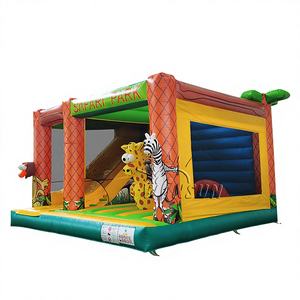 Winsun Château gonflable de haute qualité pour usage commercial, ignifuge, imperméable, en PVC, taille personnalisée, pour enfants, maison de rebond - Product Image 1