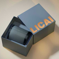 Emballage de bougie écologique en papier rigide avec impression blanche Boîte à bougie personnalisée Caixa De Vela avec logo sur couvercle pour bougie en cire